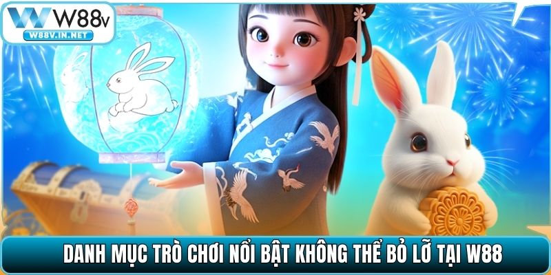 Danh mục trò chơi nổi bật không thể bỏ lỡ tại W88