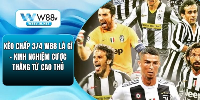 Kèo Chấp 3/4 W88 Là Gì - Kinh Nghiệm Cược Thắng Từ Cao Thủ
