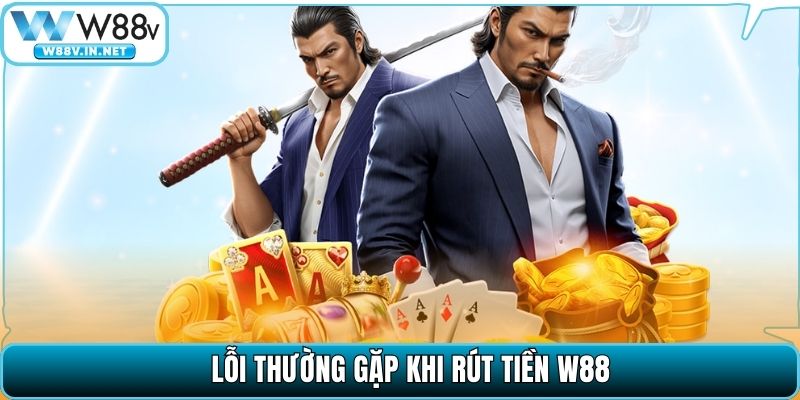 Lỗi thường gặp khi rút tiền W88